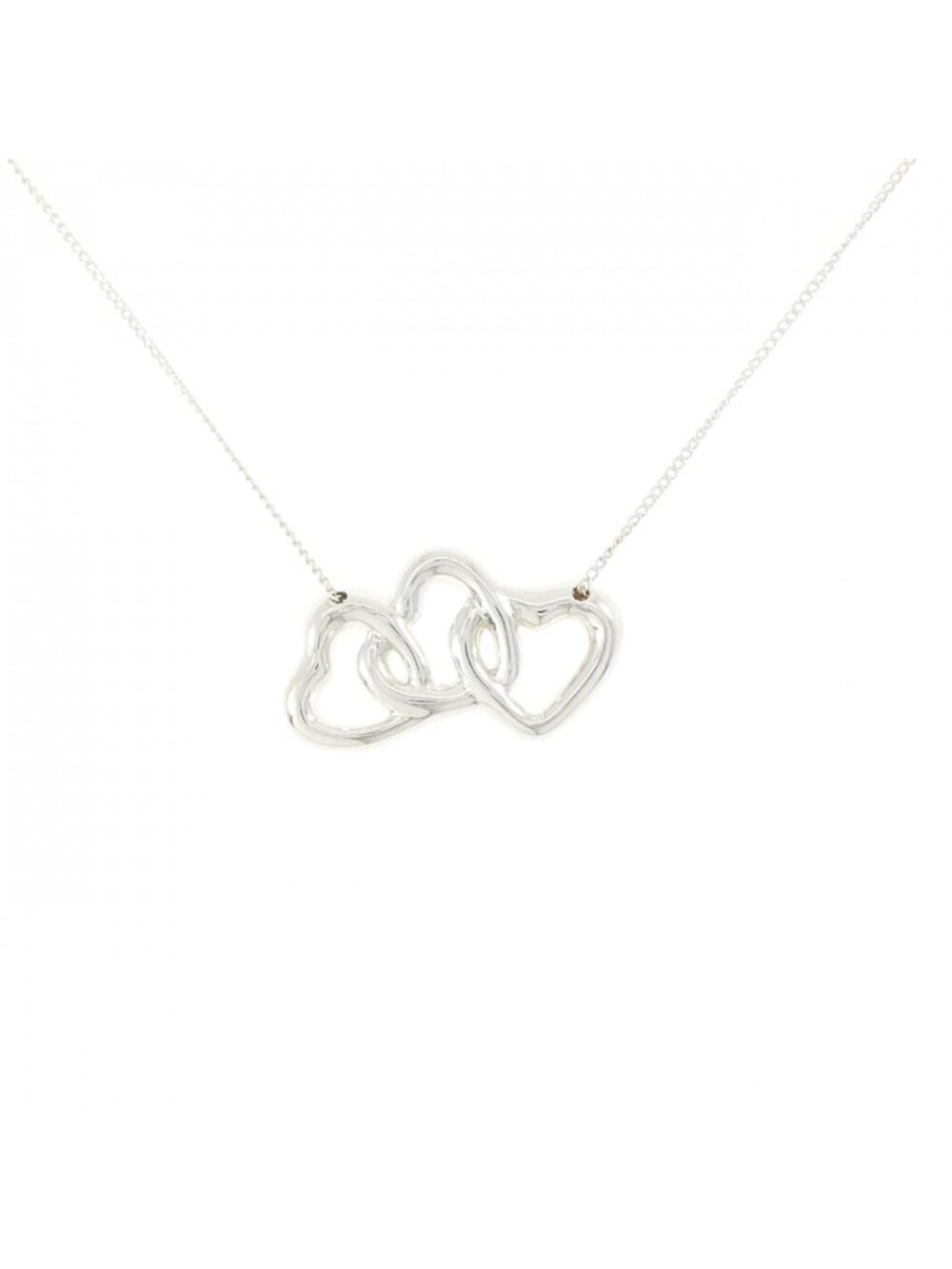 Tiffany & Co Triple Open Heart Necklace